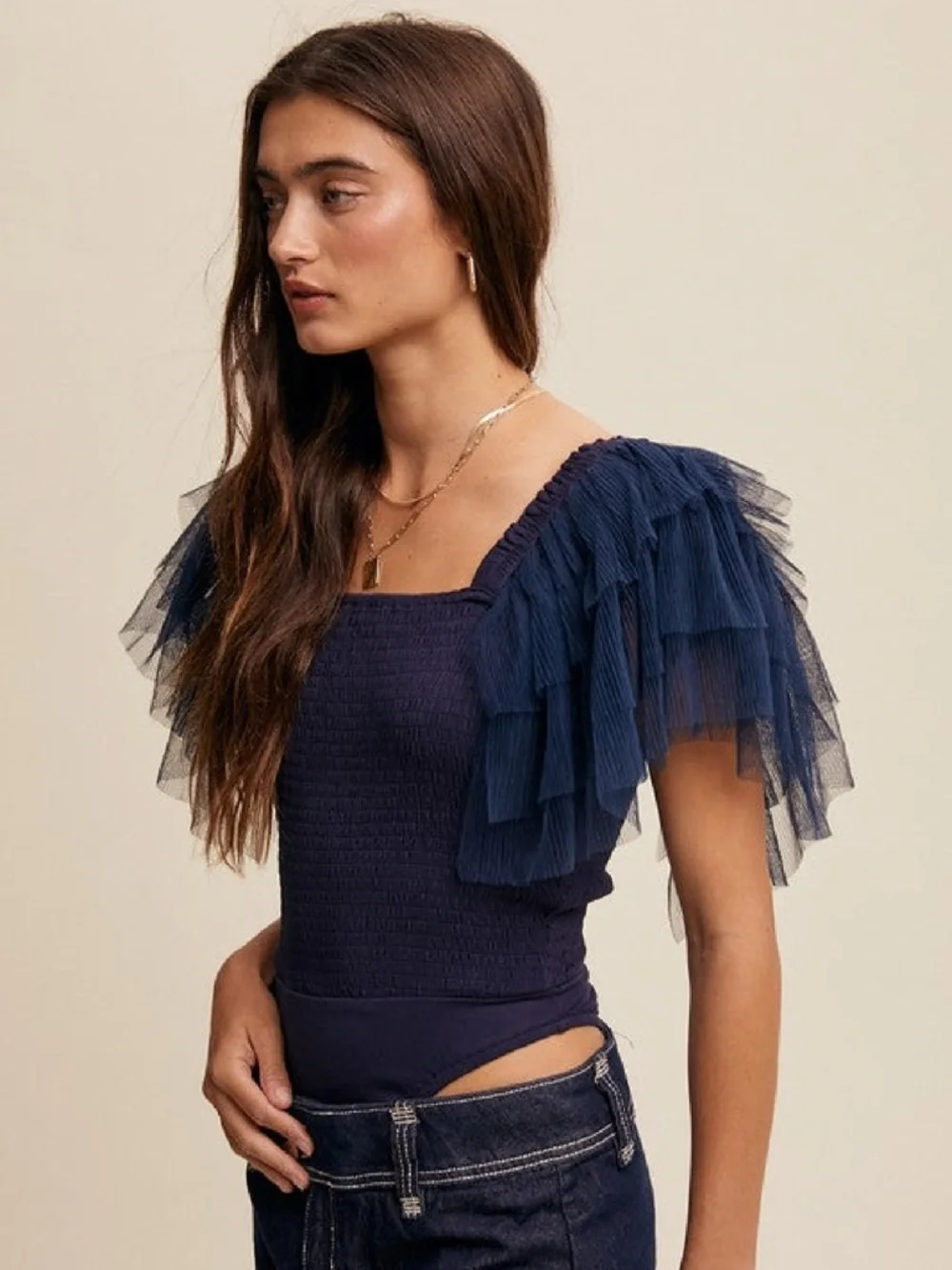 Ruffle Bodysuit - Picture 3 of 4